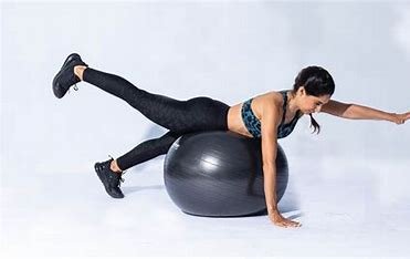 Using stability balls for balance training enhances core strength